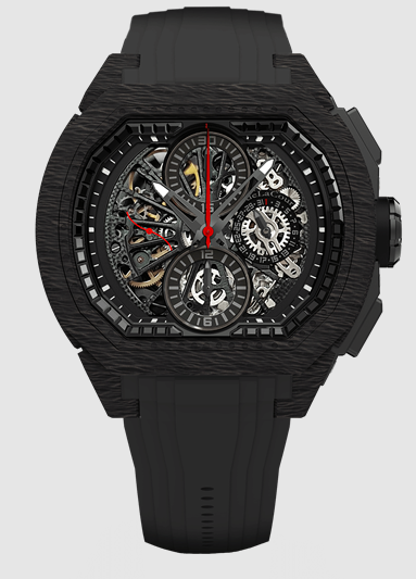 Replica DeLaCour Reflect Concept Black Spinel WACC3210-1090 Watch